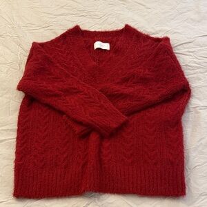 Lucky Brand Red Sweater
